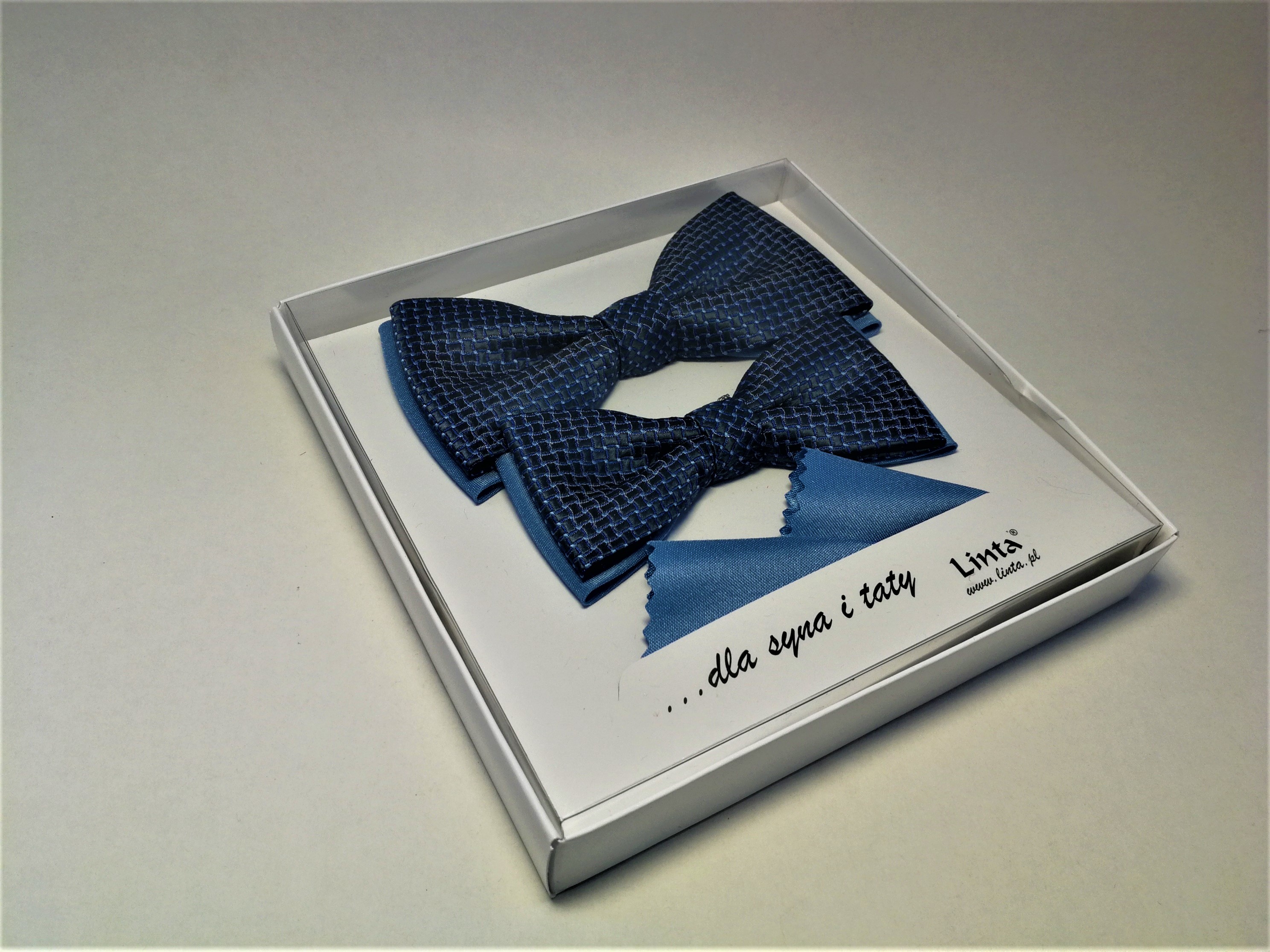 SET motýlků s kap. - modrá 29