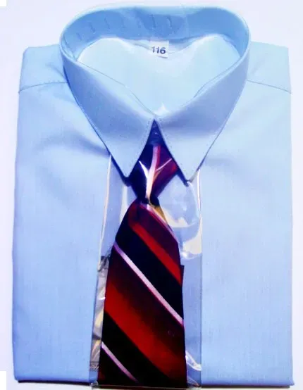 Chlapecká košile s dlouhým rukávem světle modrá