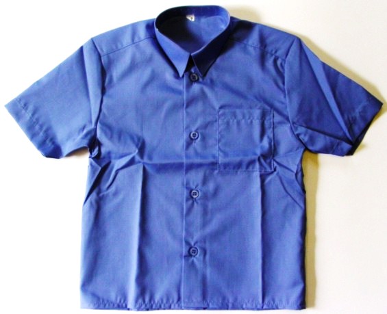 Chlapecká košile s krátkým rukávem modrá