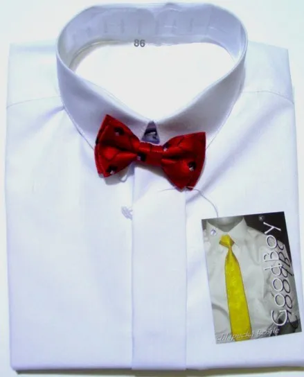 Chlapecká košile s dlouhým rukávem bílá 