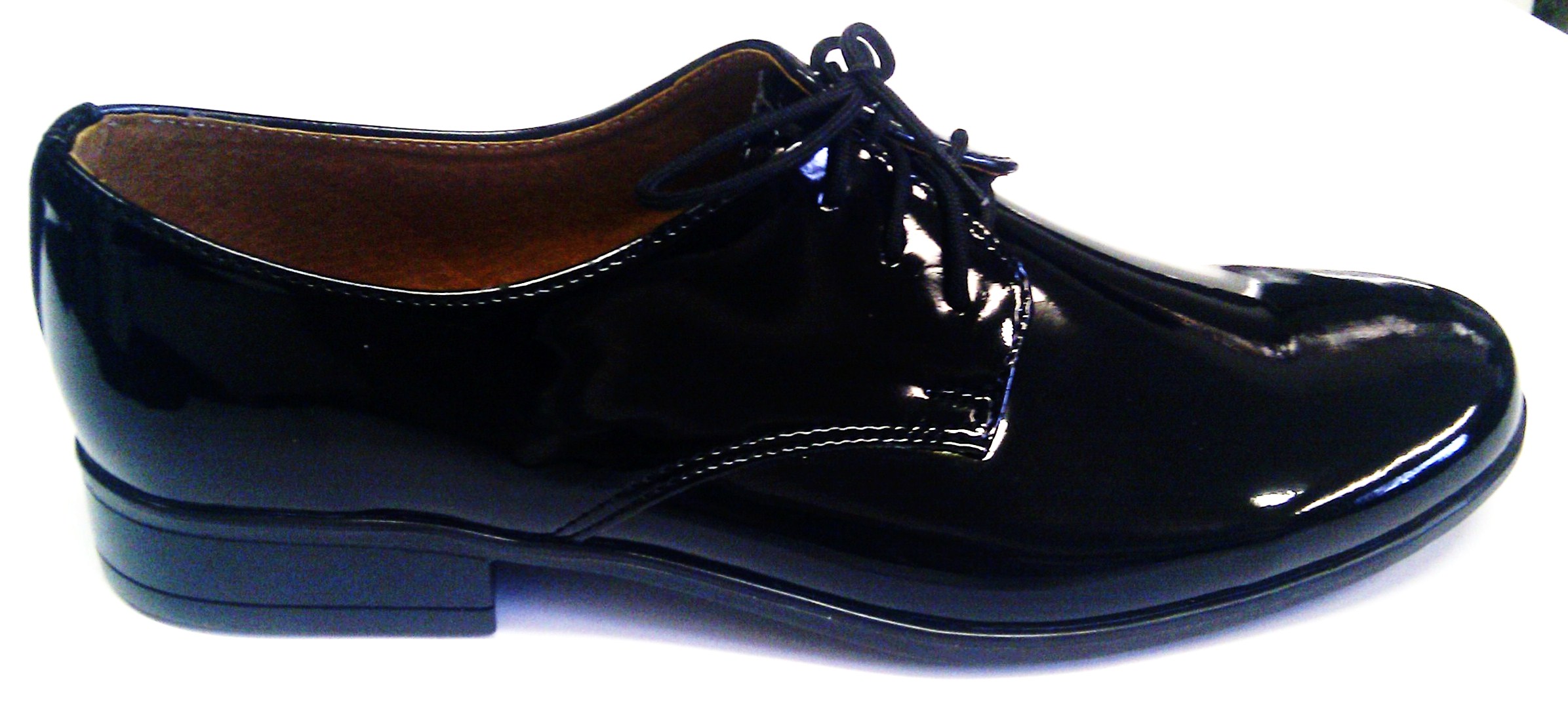 Chlapecké boty střevíce černé LAK