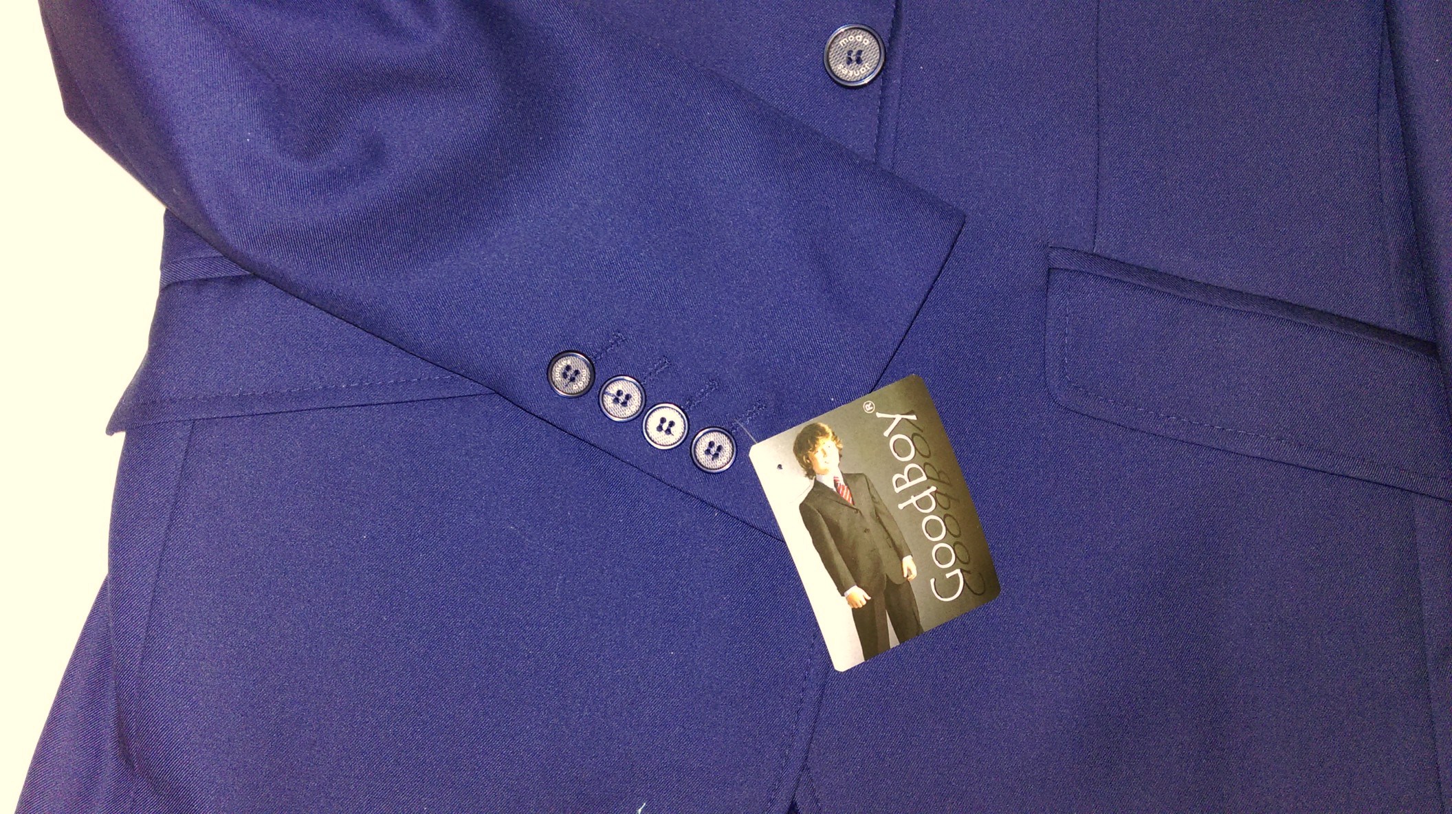 Chlapecký oblek modrý